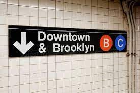 Sign in subway station, Manhattan, New York City, New York, USA - Stock  Photo - Dissolve