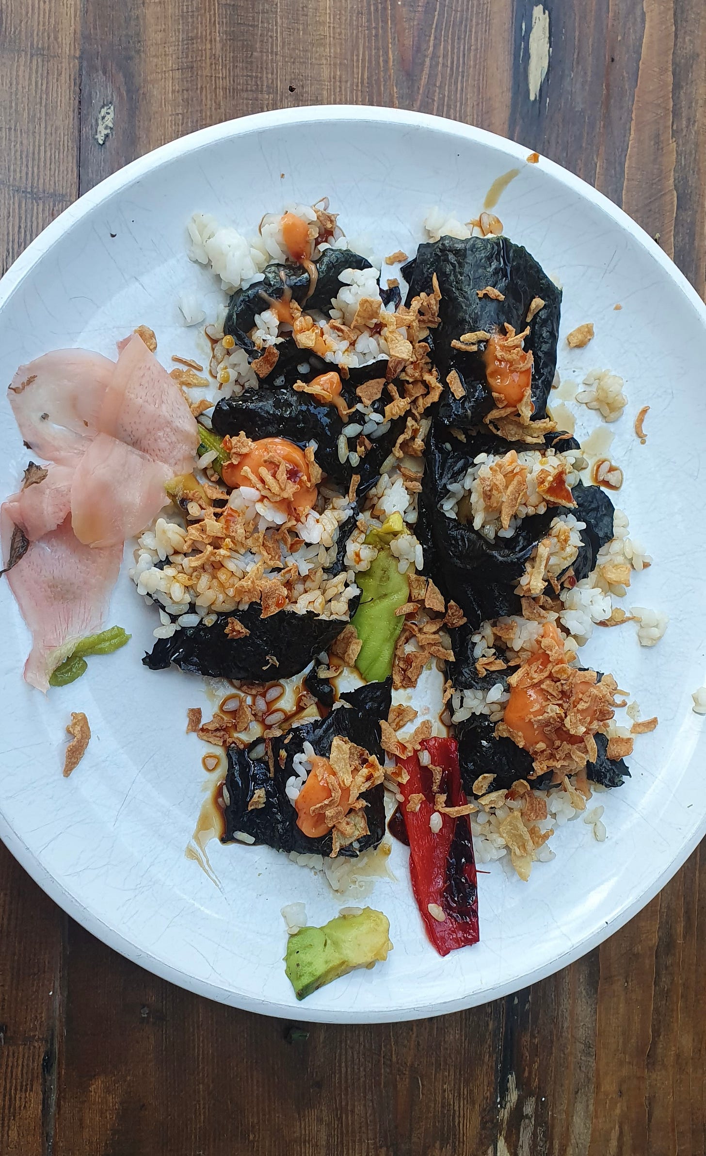 Mashed sushi