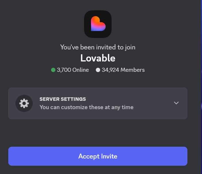 Lovable Discord Channel got them to 50M ARR
