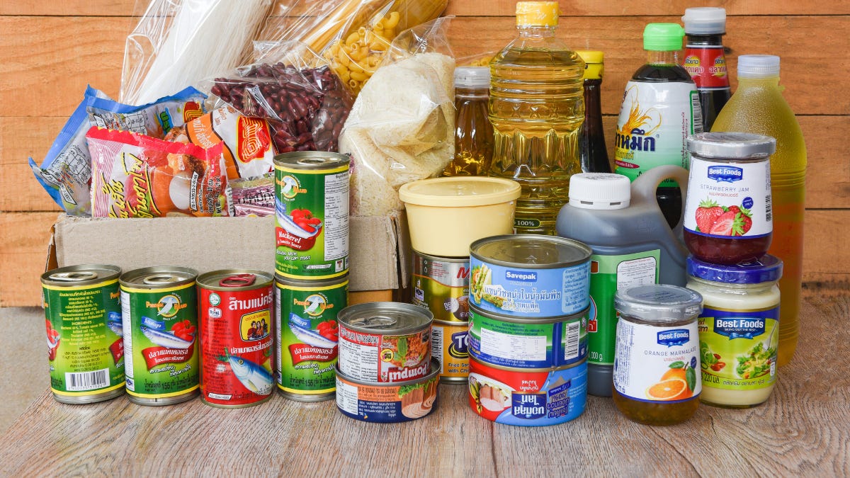 canned goods - how to clean out your pantry