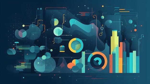 Data scienceinspired wallpaper depicting the visual and modern process of  data collection cleaning | Premium AI-generated image