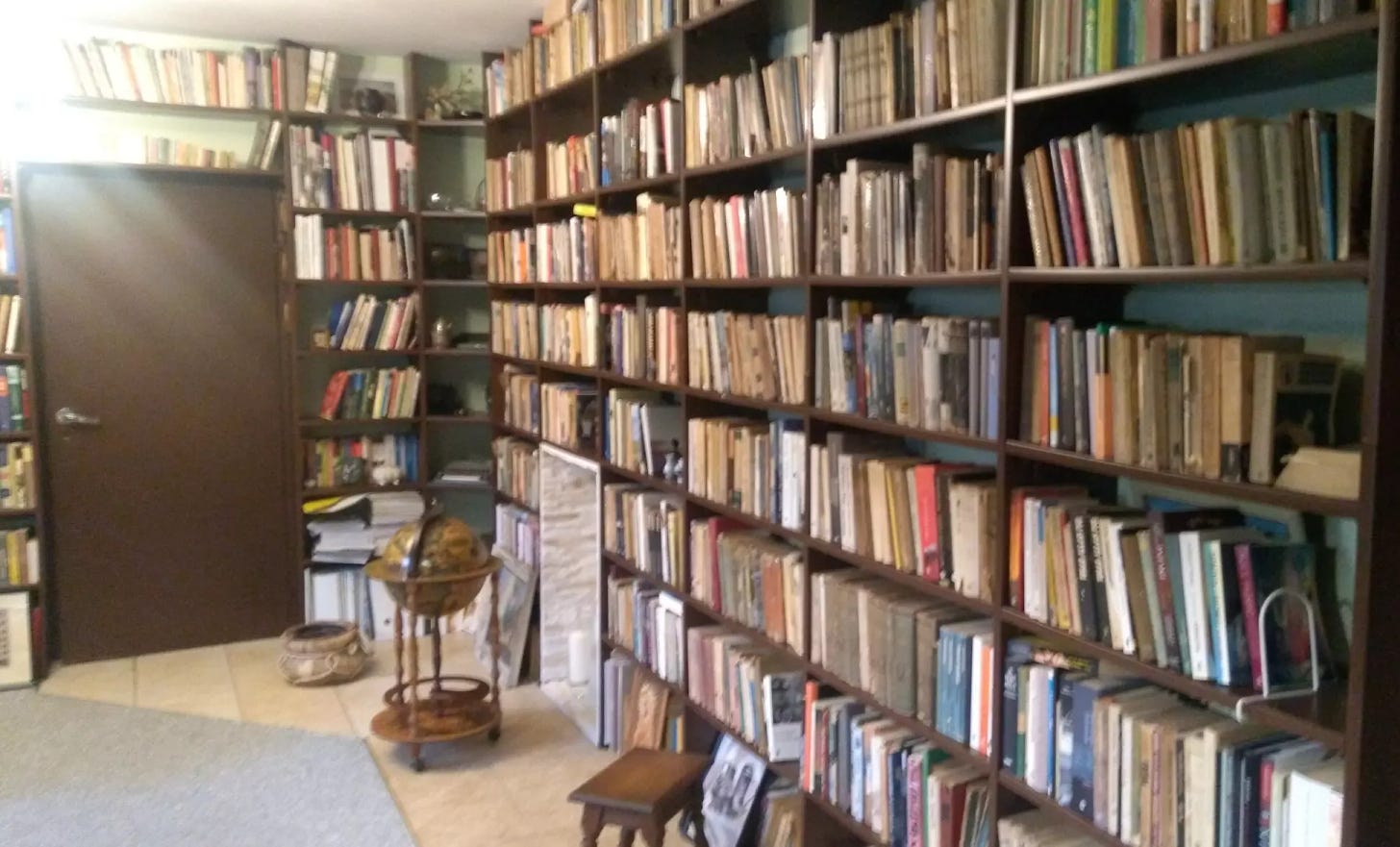 A fragment of our home library