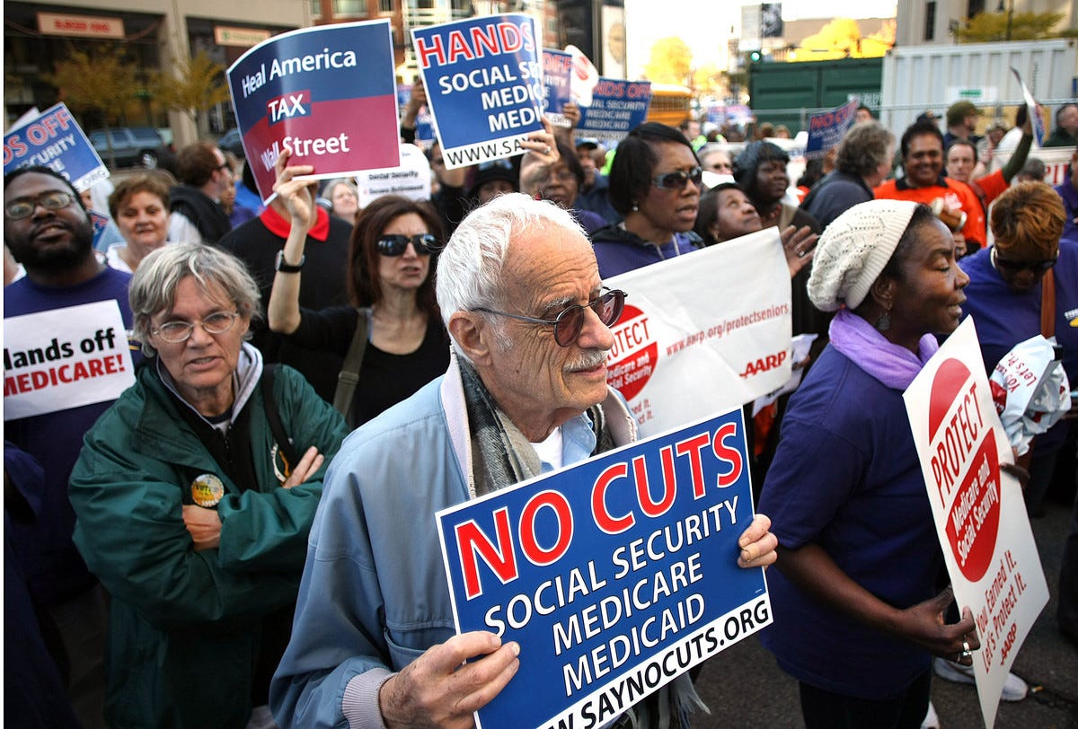 Thousands rally against possible Social Security cuts - The Boston Globe