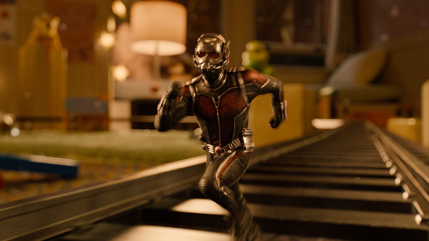 Still from Ant-Man (2015) | Airplane Mode