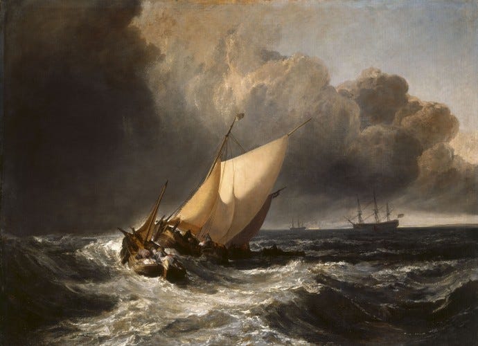 Bateaux hollandais dans la tempête — Wikipédia