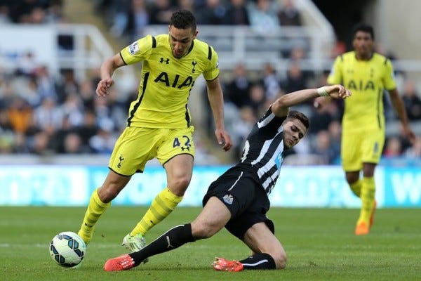 spurs beat newcastle premier league 2015