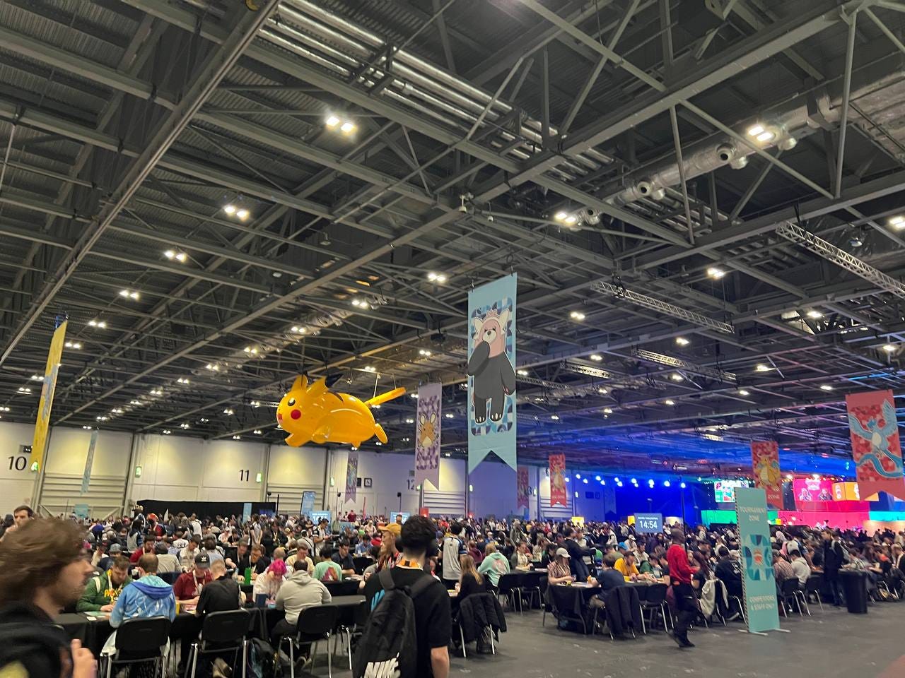 Attendees at the ExCeL convention centre in London, United Kingdom