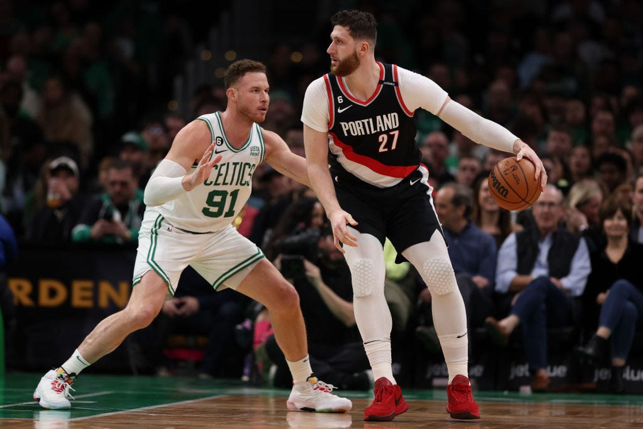 Jusuf Nurkic 'a little rusty,' but his return is a promising step for Trail  Blazers - oregonlive.com