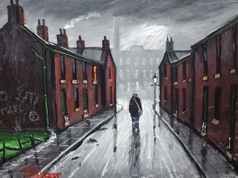 James Downie Original Oil Painting On My Way