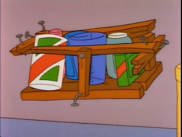 On This Day in Simpsons History 🇺🇦 on Twitter: "Actually, correction:  Homer builds the spice rack in Season 2's "Itchy &amp; Scratchy &amp;  Marge". https://t.co/Or3koMvAdJ" / Twitter