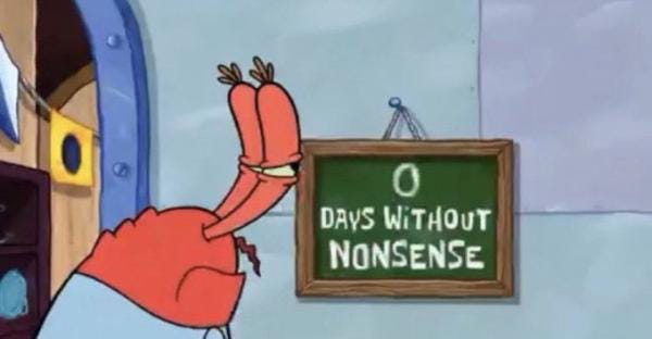 High Quality 0 days without nonsense Blank Meme Template