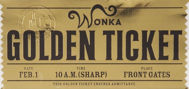 Golden Ticket | Roald Dahl Wiki | Fandom