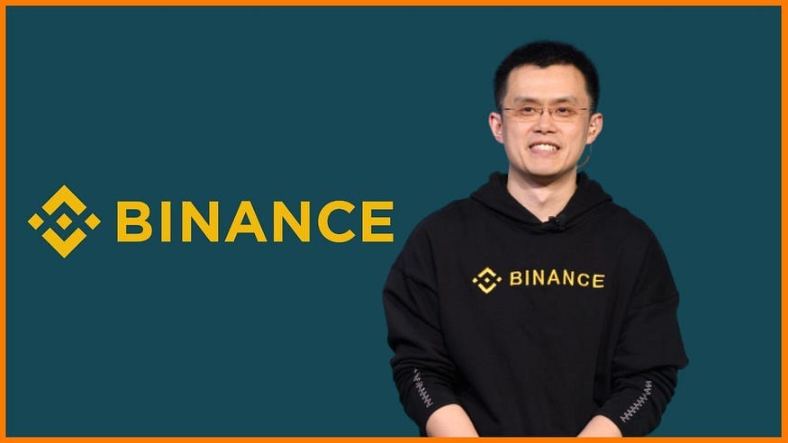 There is Changpeng Zhao (CZ) the CEO of Binance in the picture dressed in black with Binance written on his sweatshirt