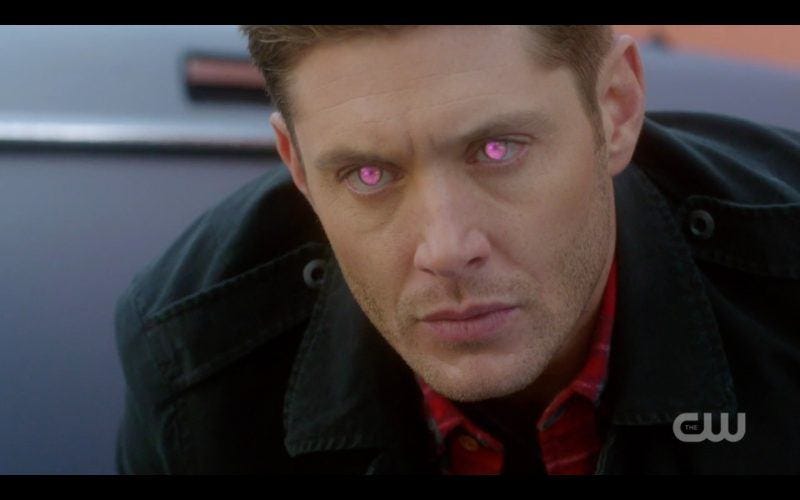 dean winchester glowing red eyes supernatural 1312