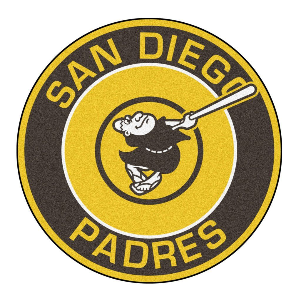 MLB - San Diego Padres Roundel Mat 27" diameter Mlb Team Logos, Baseball Teams Logo, Mlb Teams ...