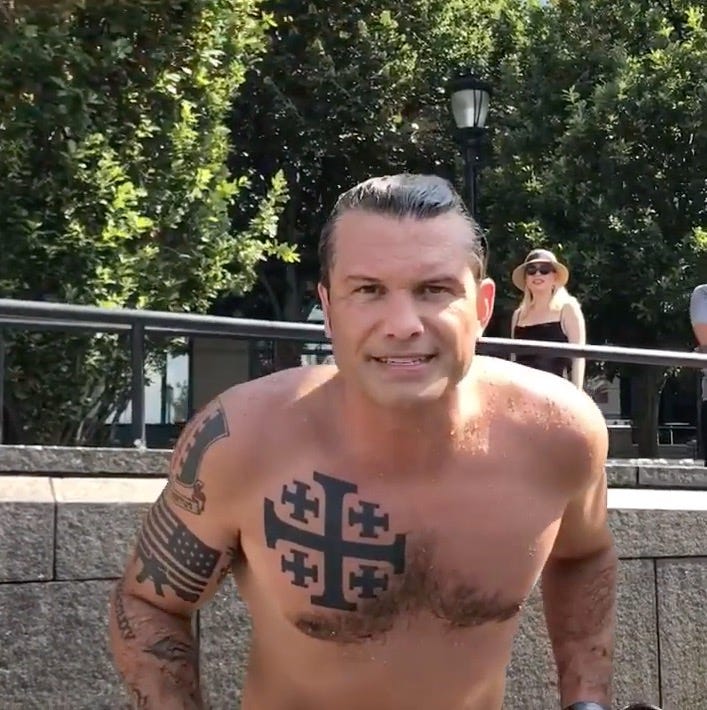 All of secretary of defense nominee Pete Hegseth's tattoos