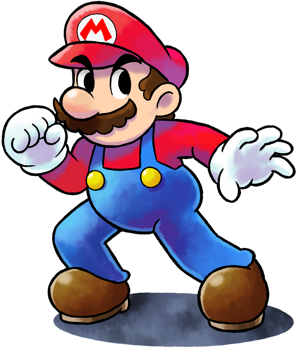 ''Mario+Luigi'' RPG Style: Mario [SSB4 Pose]