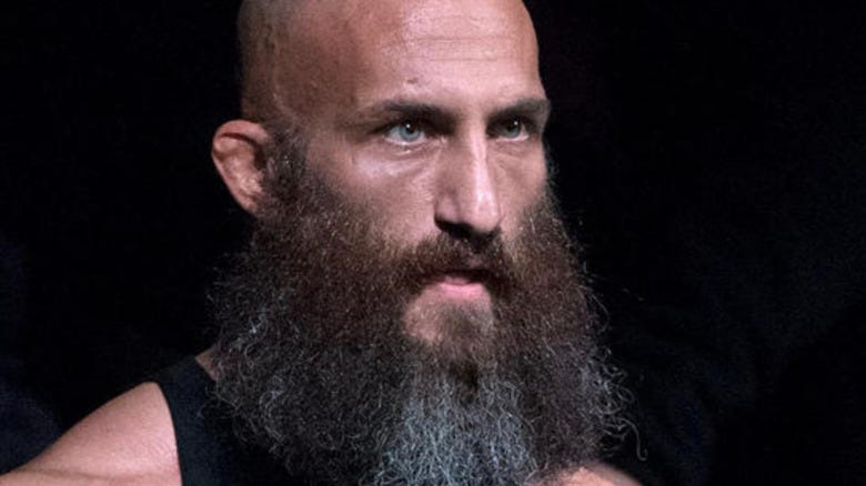 Tommaso Ciampa walking to the ring