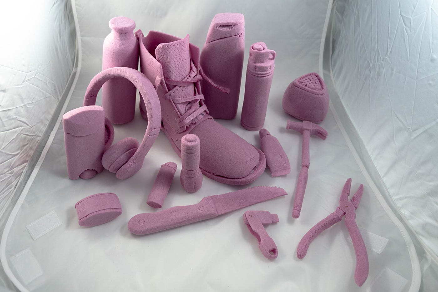 Pink Foam Models on Behance