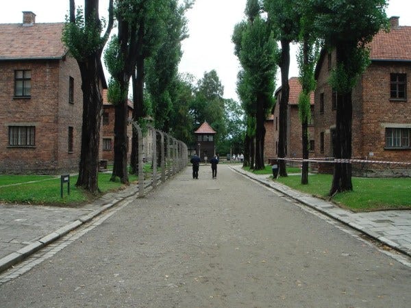 Auschwitz-street