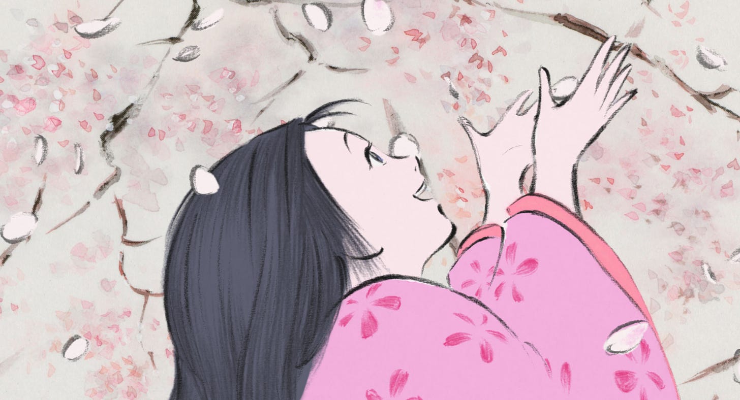 Better Living Through Minimalism: The Tale of The Princess Kaguya (2013)