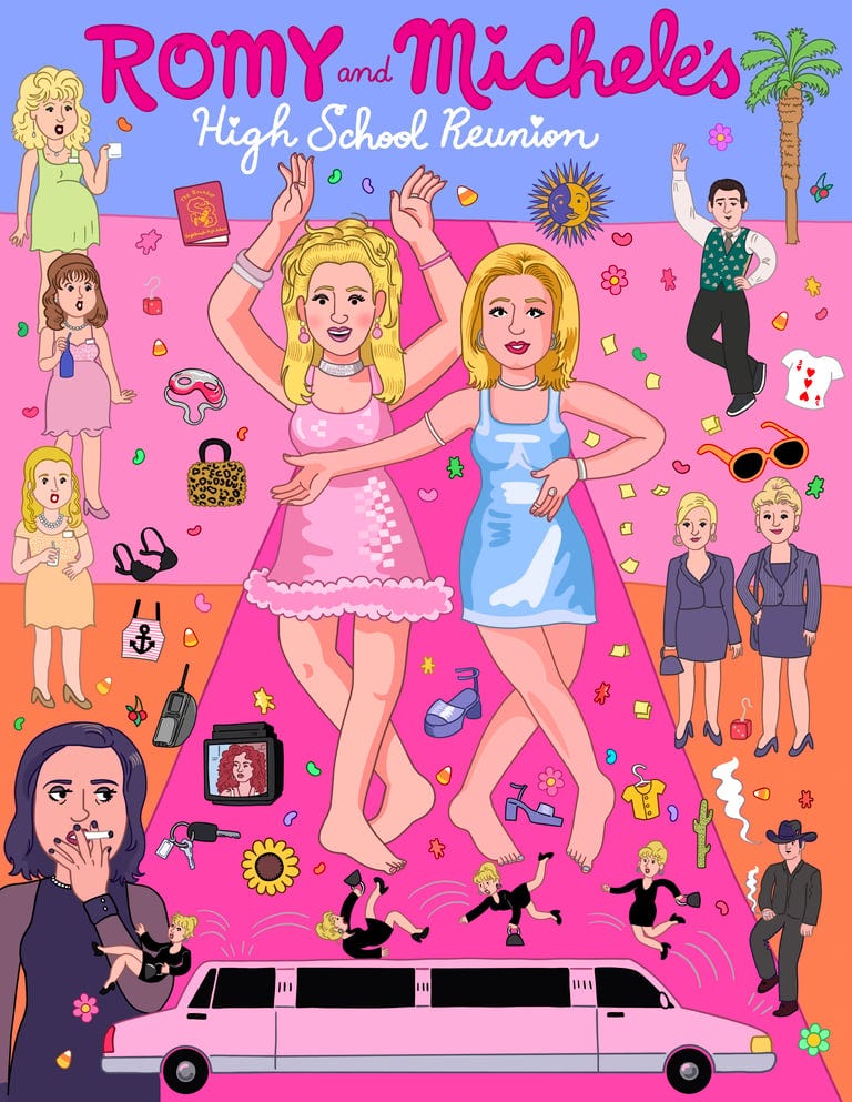 Romy and Michele's High School Reunion print Image 2