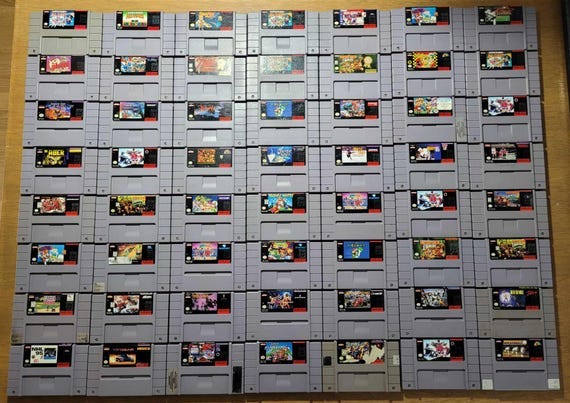 Super Nintendo (SNES, Super NES) Games! All Authentic & Tested! *pick and  Choose* ! - Etsy UK