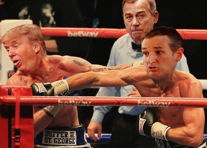 ted cruz continues landing punches at trump