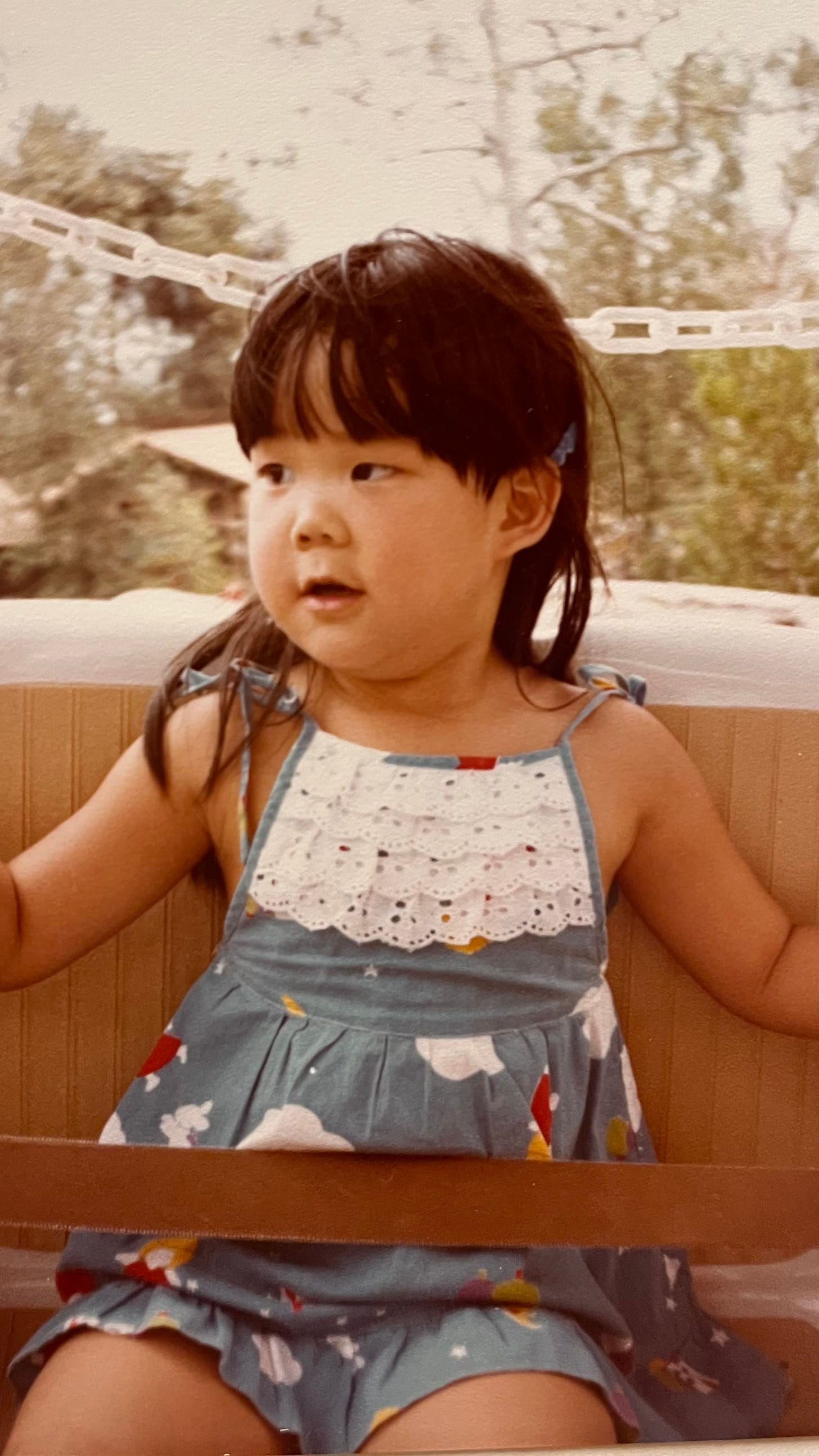 Author Evelyn Skye as a toddler