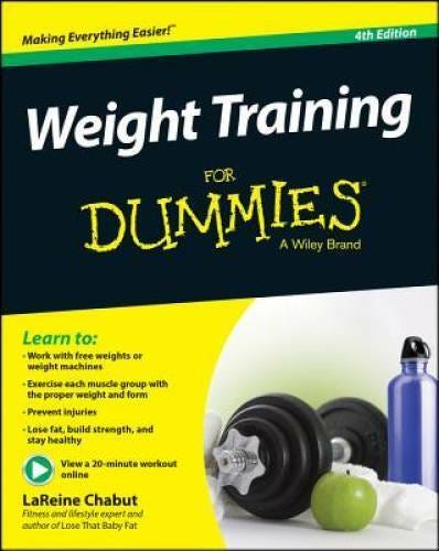 Weight Training For Dummies - Paperback By Chabut, LaReine - GOOD ...