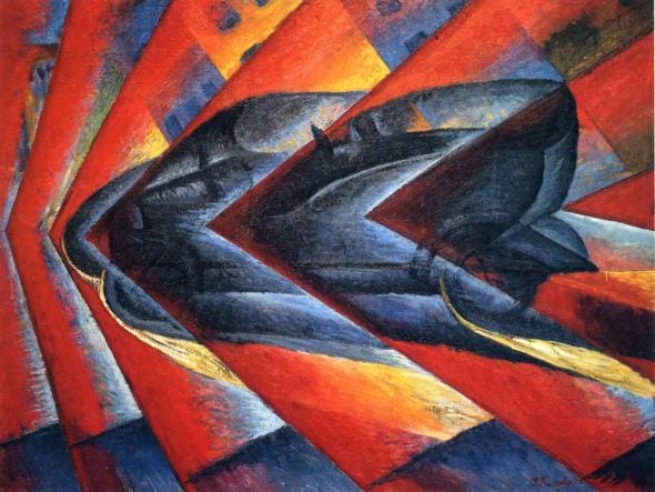 Dynamism of a Car, 1913 - Luigi Russolo
