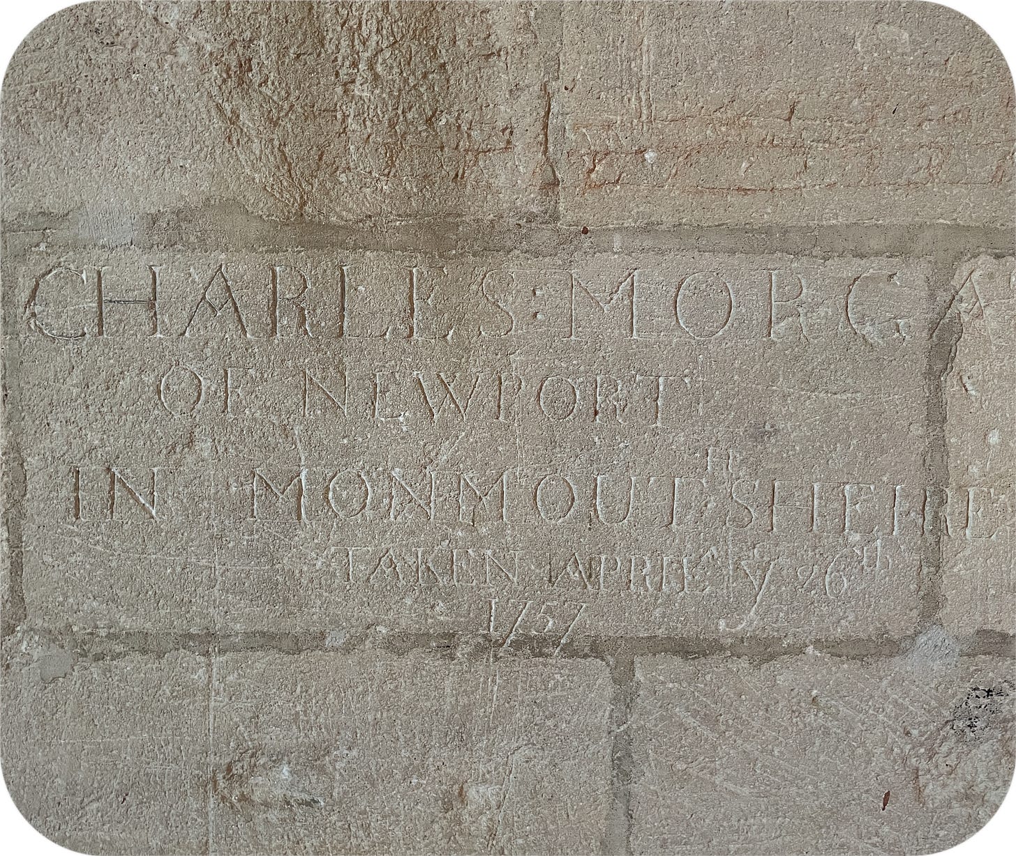 Prisoners names etched on the wall at the Chateau of Tarascon, France.