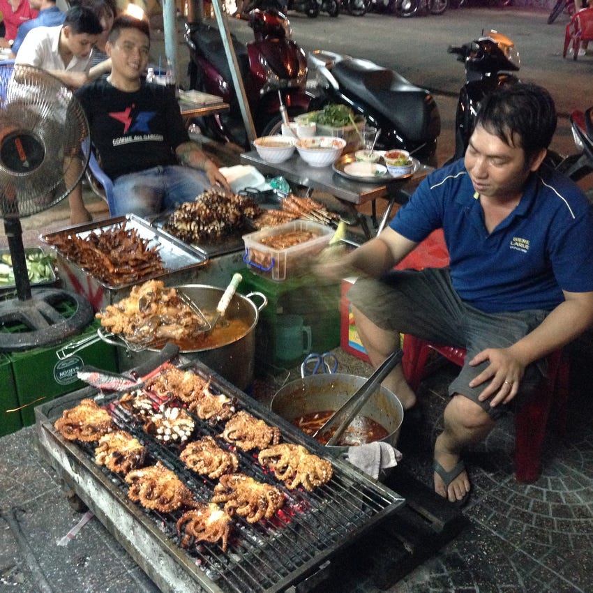 Seafood night in Saigon