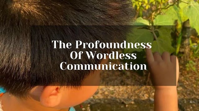 The Profoundness Of Wordless Communication