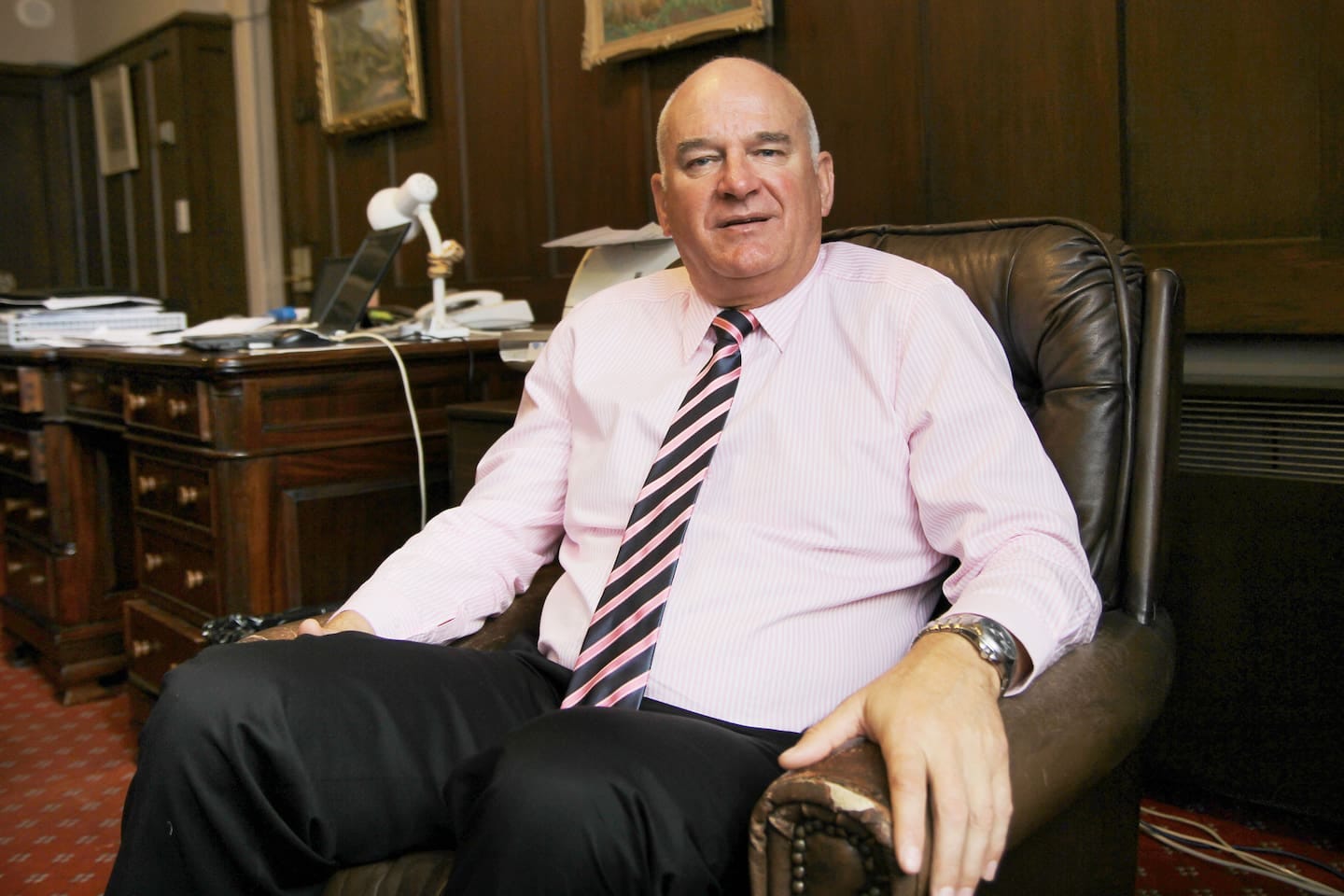 Trevor McIntyre resigned from the board just after the announcement on mandatory vaccines. Photo / NZME