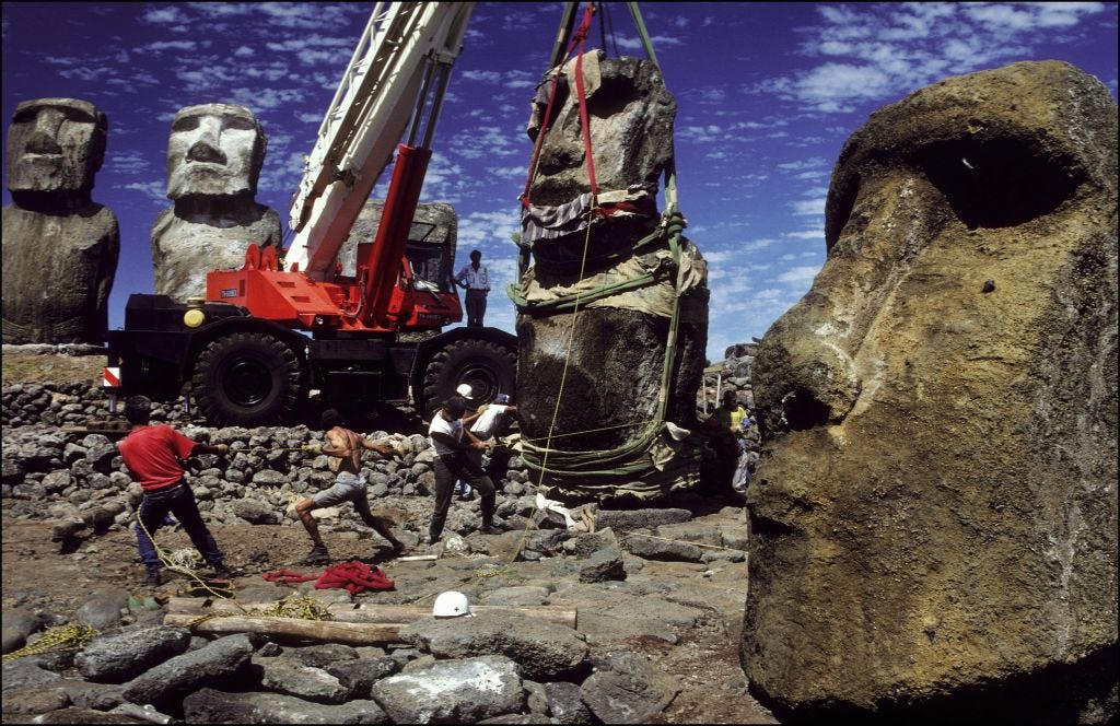 Maybe you’ve heard about the collapse of Easter Island, a cautionary environmental tale. It didn’t happen. James Pethokoukis for The Free Press. 