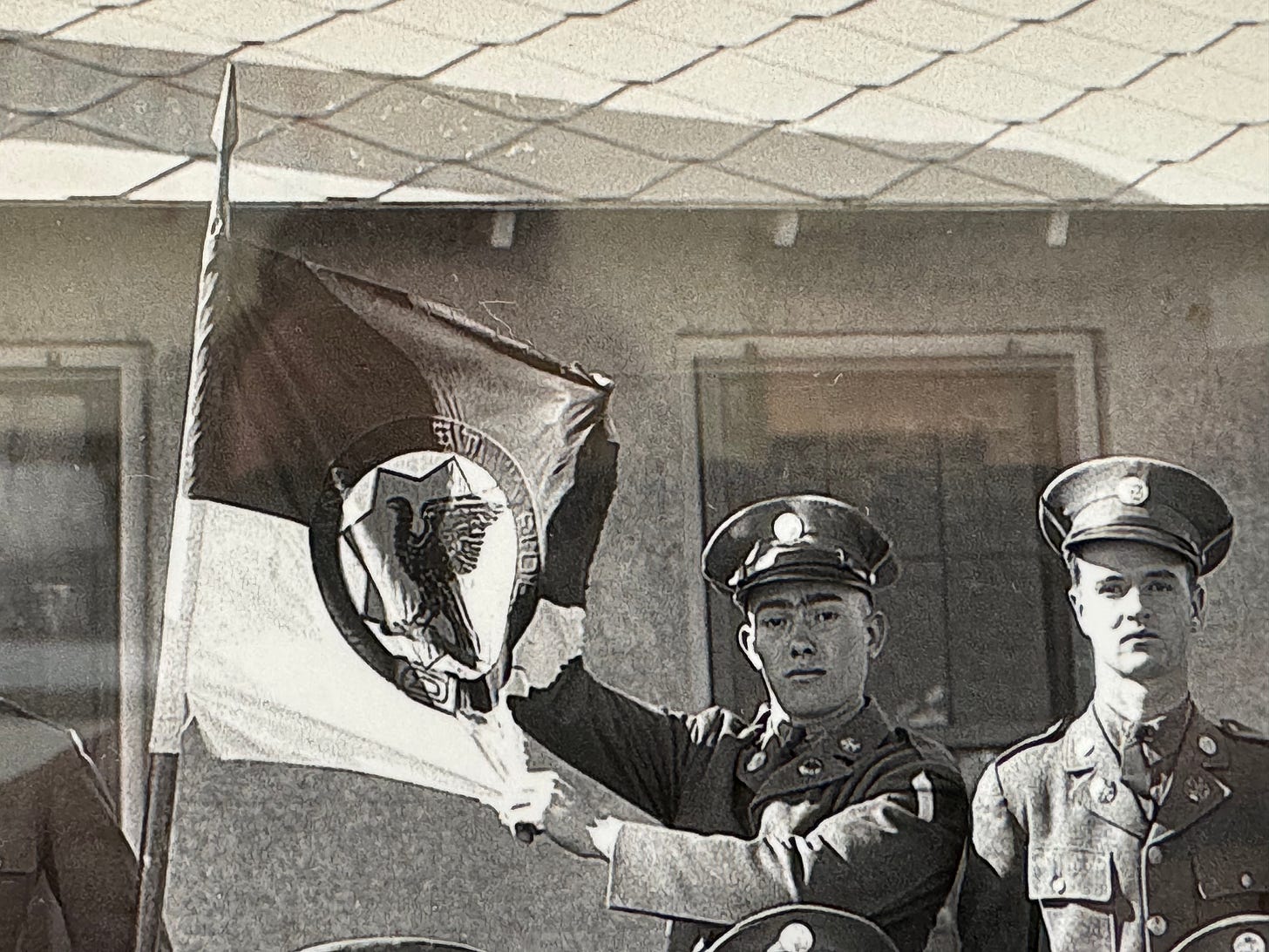 Soldiers at Fort D.A. Russell, 1932