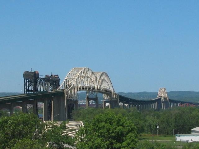 International Bridge (Sault Ste. Marie International Bridge) -  HistoricBridges.org