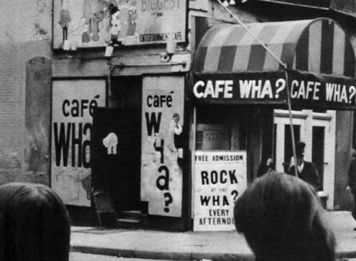 Pictures of Cafe Wha? in the 1960s ~ Vintage Everyday