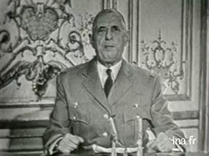 Discours du 23 avril 1961