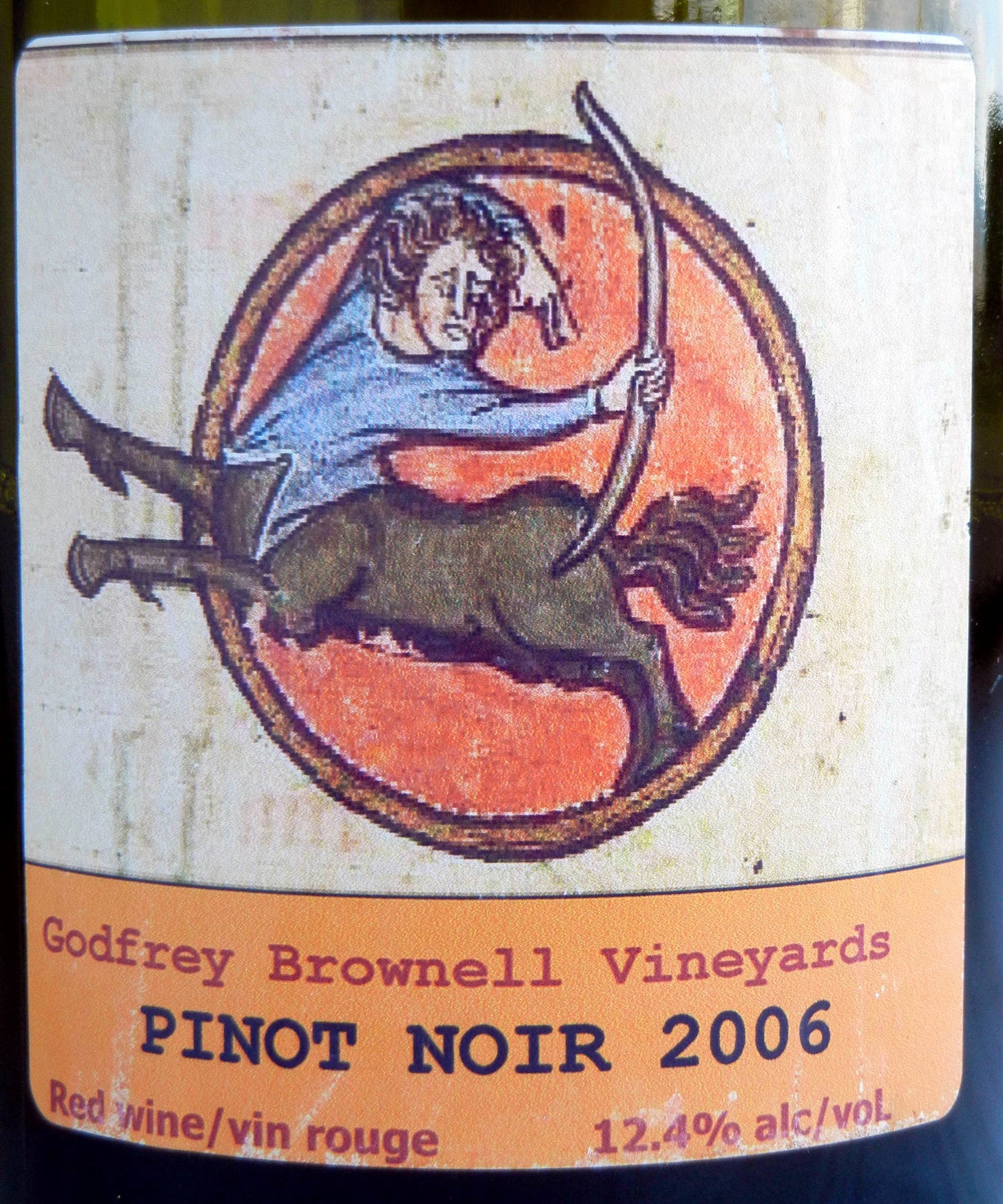 Godfrey Brownell Pinot Noir 2006 Label - BC Pinot Noir Tasting Review 12