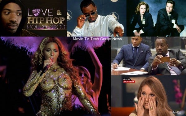 celebrity gossip beyonce diddy sway and x files returns 2015