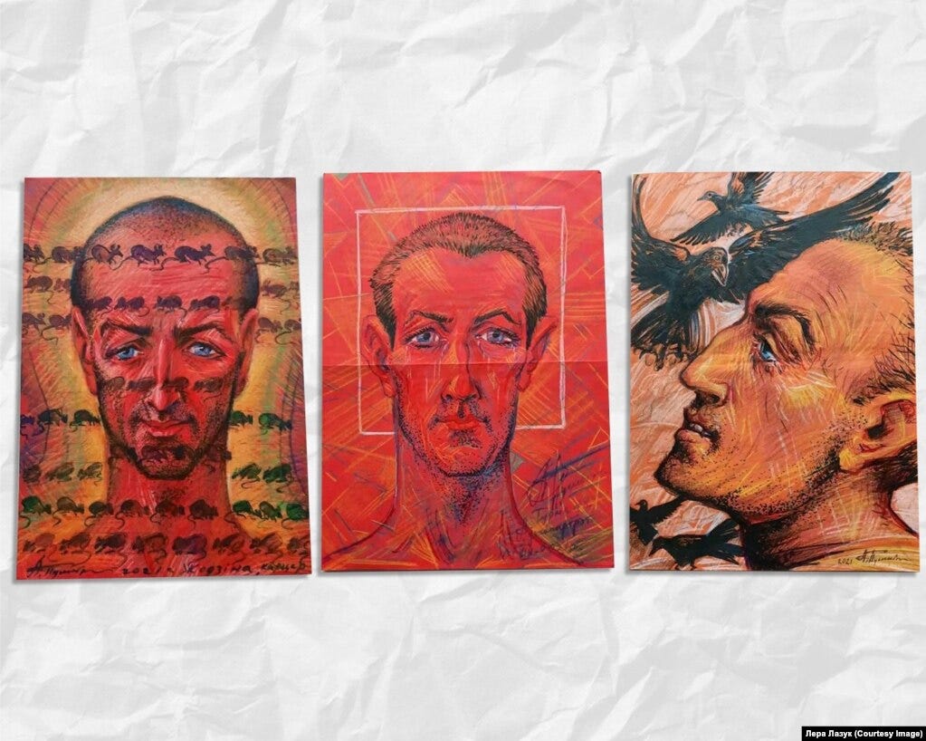 Artwork created by Pushkin in prison