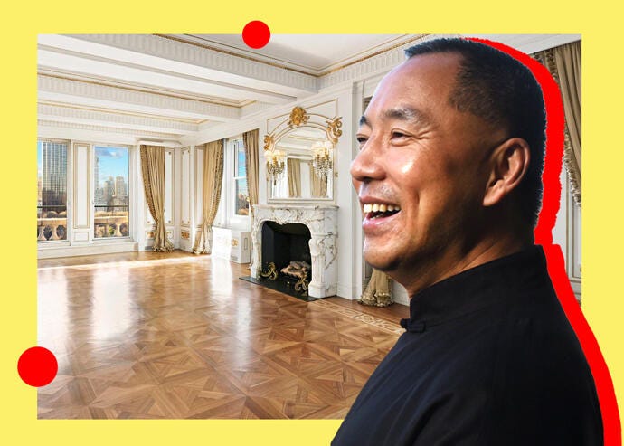 Guo Wengui's Lenox Hill Penthouse Lists for $45M