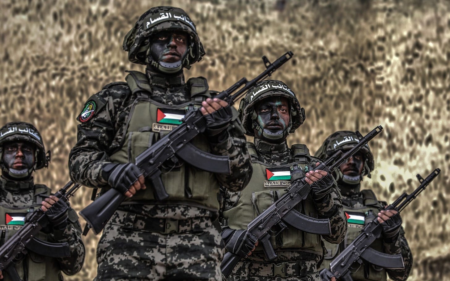 Izz ad-Din al-Qassam Brigades, military wing of Gaza-based resistance ...