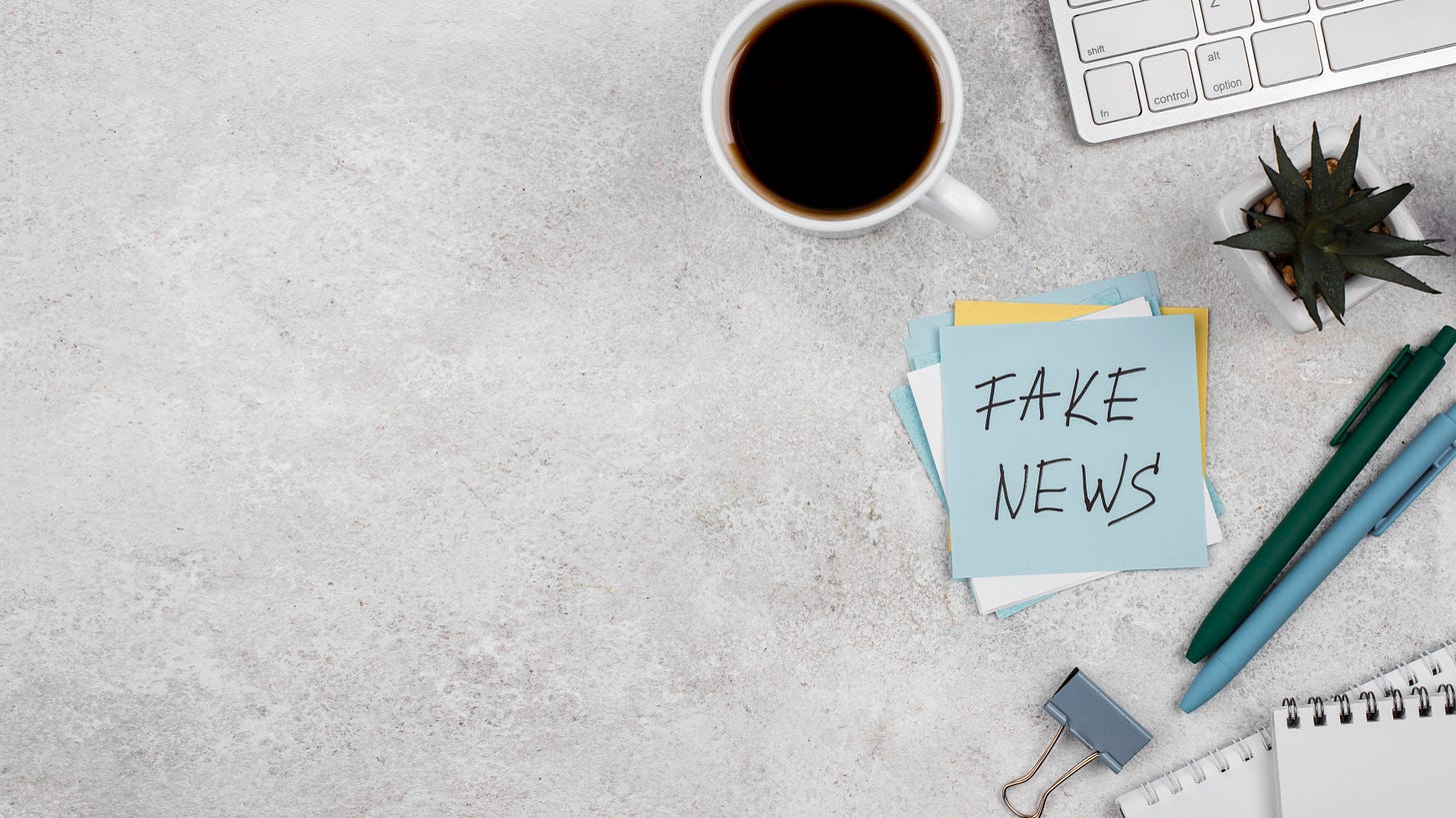 Sites desenvolvidos para identificar fake news