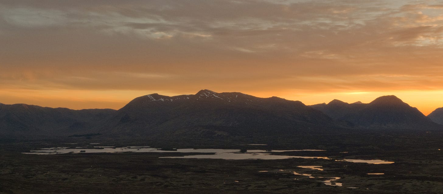 Rannoch sunset