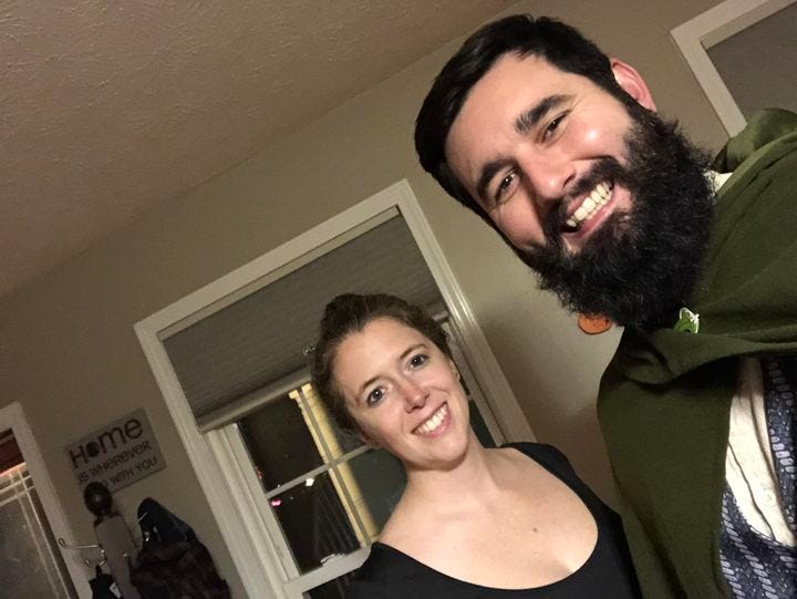 May be an image of 3 people, beard and people smiling