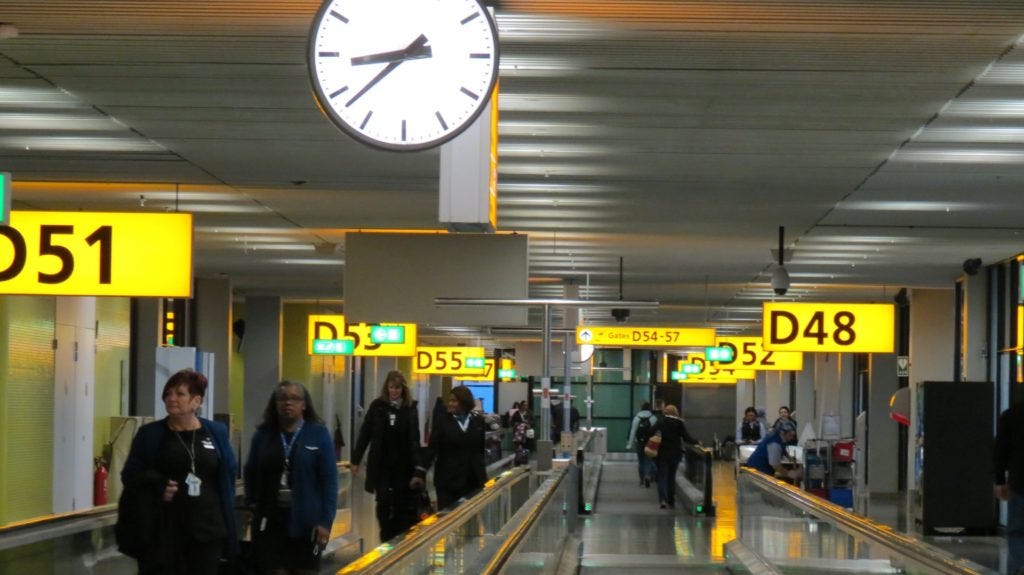 Schiphol Airport gates