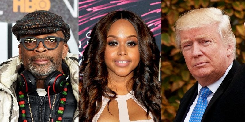 chrisette michele donald trump and spike lee